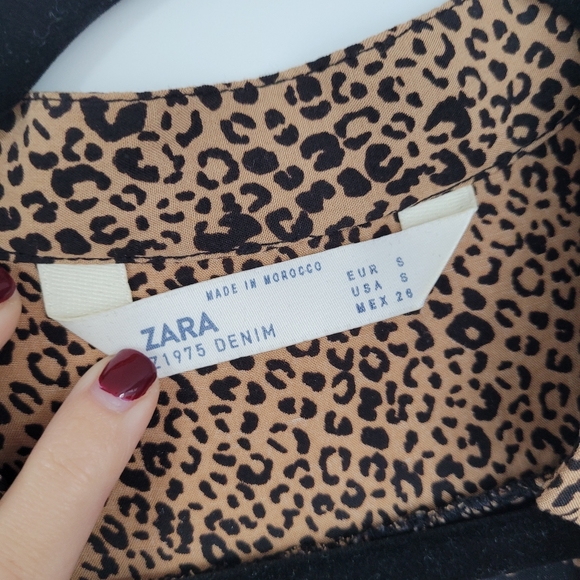 Zara Animal Print Dress, size small - Picture 6 of 10